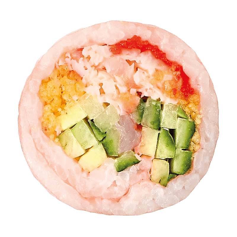 futomaki sushi crevettes épicées spicy shrimp sushi