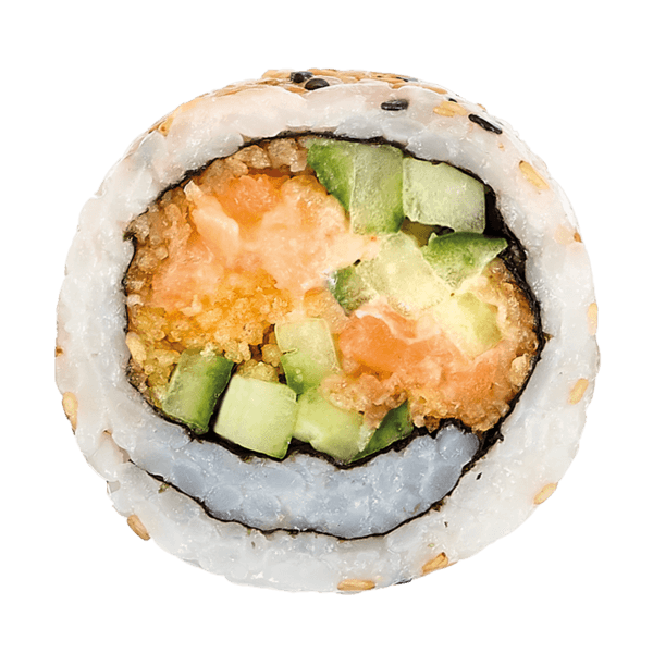 Spicy tuna Futomaki rolls Mito Sushis prêts à savourer